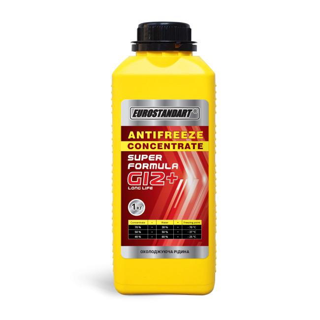 Охолоджувальна рідина EUROSTANDART ANTIFREEZE SUPER FORMULA G12+ CONCENTRATE